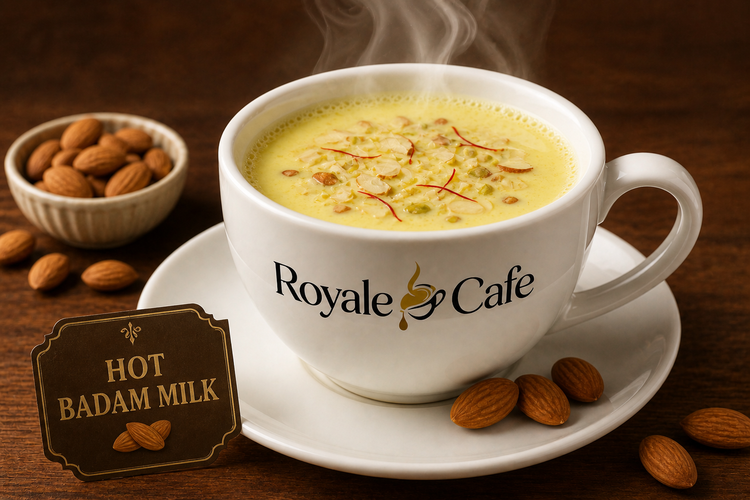 Hot Badam Milk